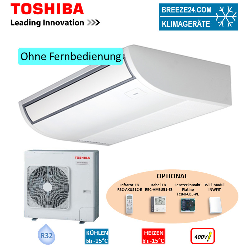 Toshiba Set RAV-HM1401CTP-E + RAV-GM1401AT8P-E Deckenunterbaugerät