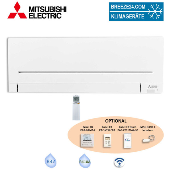 Mitsubishi Electric Wandgerät Kompakt WiFi 7,1 kW MSZ-AP71VGK | Raumgröße 70 - 75 m² R32 oder R410A