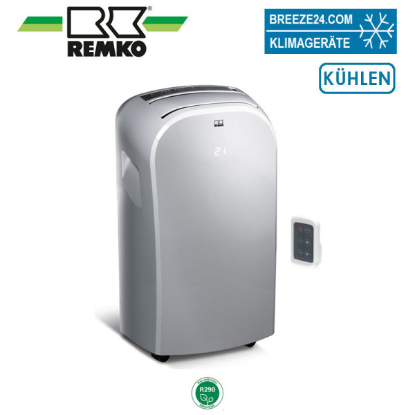 Remko MKT 295 Eco S-Line Mobile Klimaanlage nur Kühlen 2,9 kW für 1 Raum mit 30 - 35 m² | R290