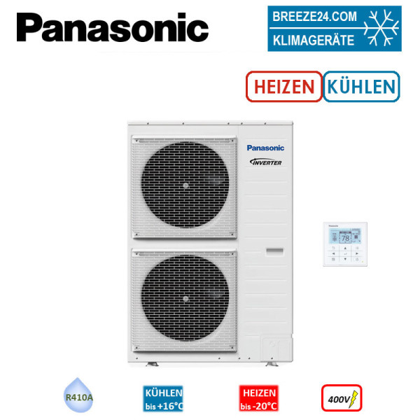 Panasonic Aquarea LT Generation H WH-UD09HE8 Split-Wärmepumpe | 9,0 kW | R410A | H/K | 400 Volt