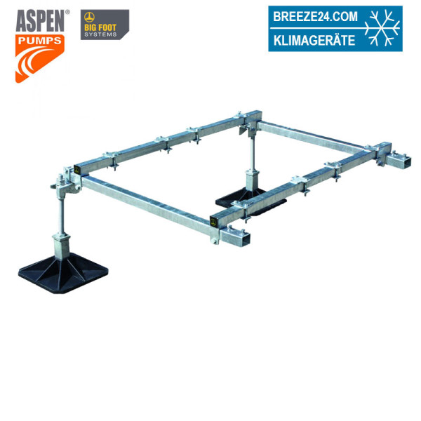 Aspen Big Foot-Multi-Frame Anbau (1m x 1,2m) Montagesystem für Außeneinheiten B9721 für B9720