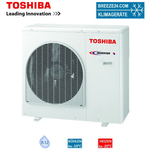 Toshiba Multisplit Außengerät 10,0 kW - RAS-5M34G3AVG-E für bis zu 5 Innengeräte R32