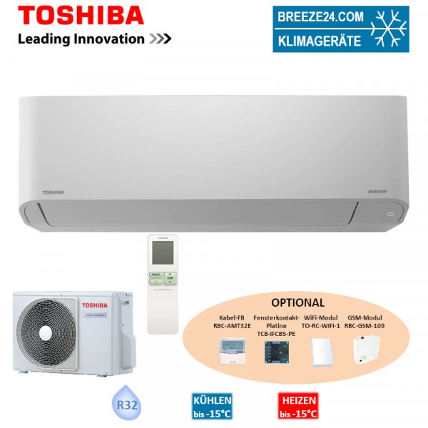 Toshiba Set Wandgerät 3,6 kW - RAV-RM401KRTP-E + RAV-GM401ATP-E R32 Klimaanlage