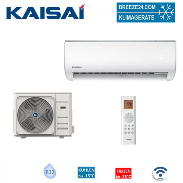 Kaisai Set Wandgerät One+ KRX-12PEGI und Außengerät KRX-12PEGO WiFi 3,5 kW Klimaanlage