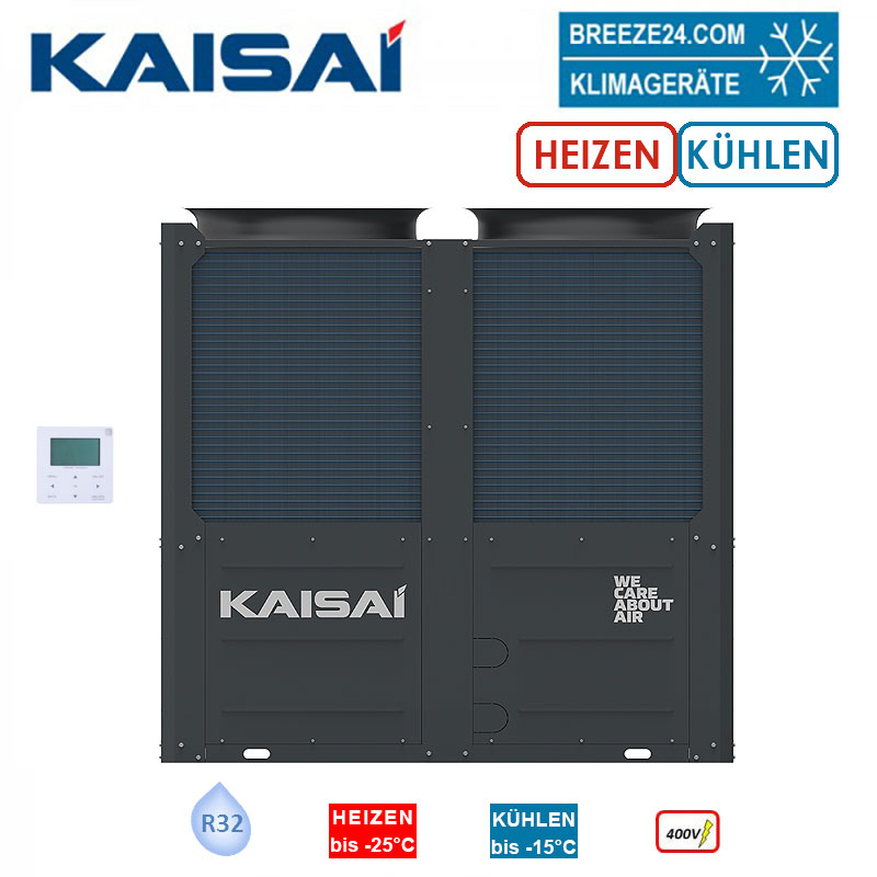 Kaisai Arctic Power KCHP-SU112-08RN8L Luft-Wasser-Wärmepumpe Monoblock 112.0 kW mit Wilo-Pumpe