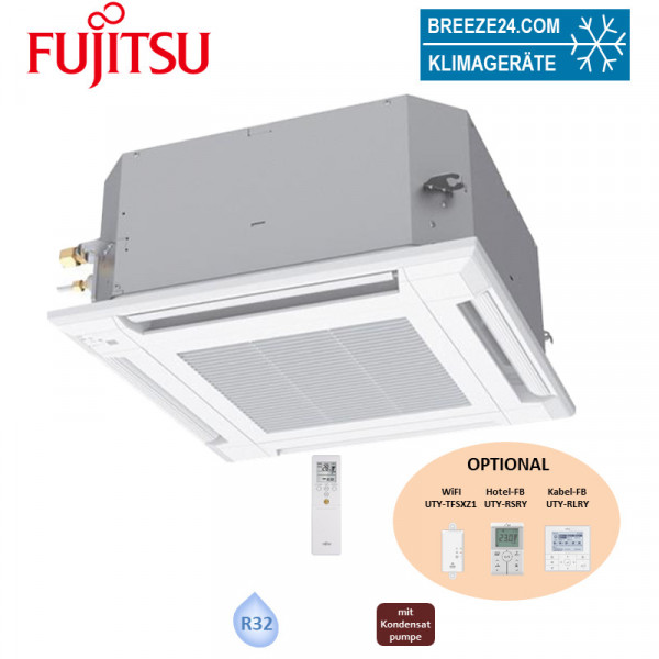 Fujitsu Deckenkassette 6,8 kW Euroraster AUXG24KVLA (nur Monosplit) R32
