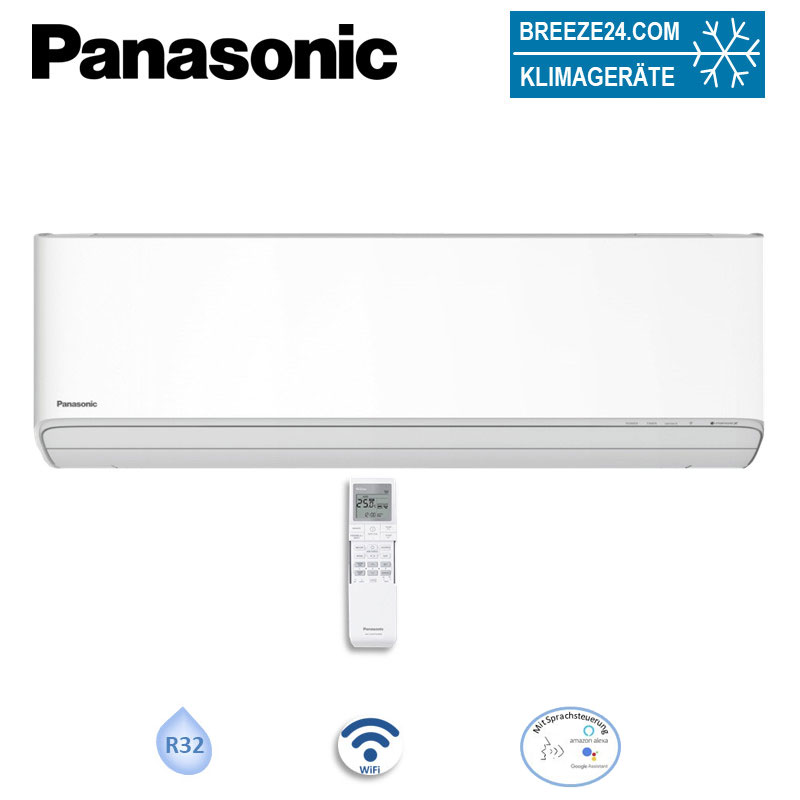 Panasonic CS-Z25ZKEW WiFi Wandgerät Etherea 2,5 kW für 1 Raum | 25 - 30 m² | R32