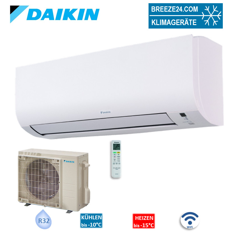 Daikin Set FTXP20N9 + RXP20N WiFi Wandgerät Comfora 2,0 kW für 1 Raum mit 20 - 25 m² | R32