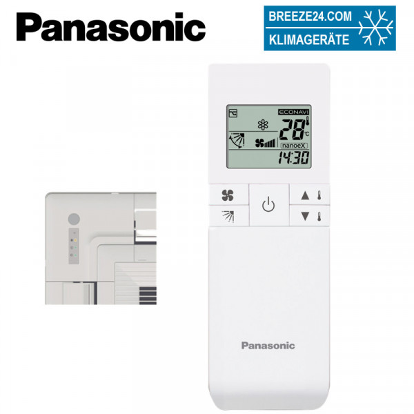 Panasonic CZ-RWS3 + CZ-RWRU3W Infrarot-Fernbedienung für PACi/ECOi Deckenkassetten