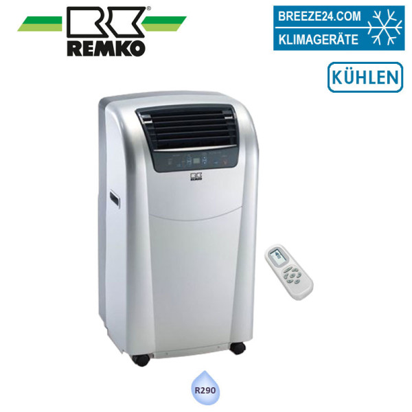 Remko RKL 300 Eco S-Line (Silber) nur Kühlen 3,1 kW für 1 Raum mit 30 m² R290