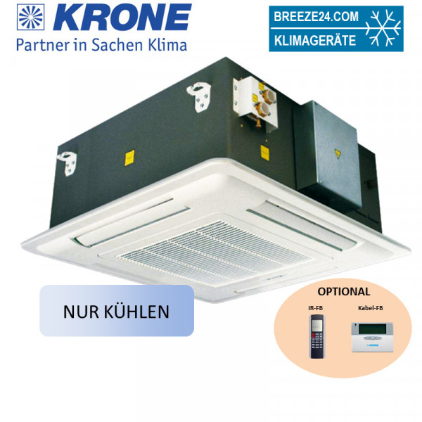 Krone Kassettengerät 3,0 kW - PW-EC-031 2 Leiter-Kaltwasser mit EC-Ventilator (nur Kühlen)
