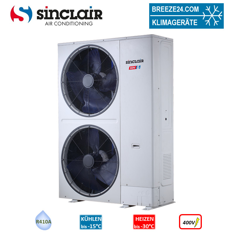 Sinclair SDV6-E500ASI Außengerät für 29 Innengeräte VRF 50,0 kW 400V