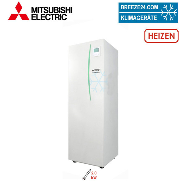 Mitsubishi Electric EHST20D-VM2D Speichermodul 200 Liter nur Heizen mit Heizstab 2,0 kW
