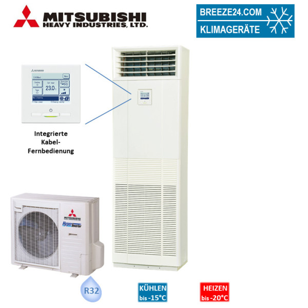Mitsubishi Heavy Set FDF71VH + FDC71VNX-W Tower 7,1 kW - R32 Klimaanlage