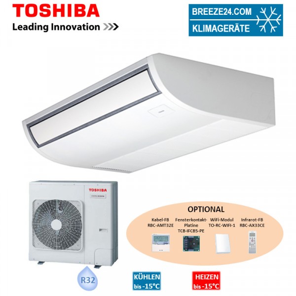 Toshiba Set Deckenunterbaugerät 10,0 kW - RAV-RM1101CTP-E + RAV-GM1101ATP-E R32 Klimaanlage