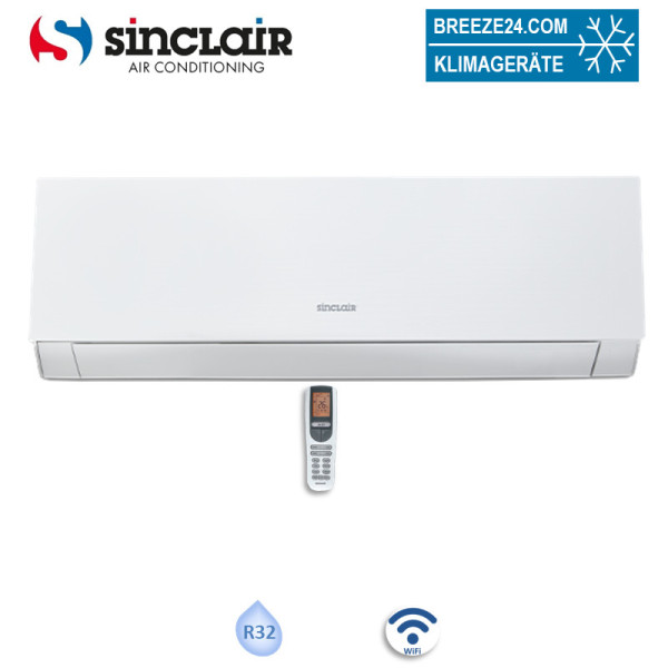 Sinclair Wandgerät MARVIN SIH-12BIMW | WiFi | 3,5 kW | weiss | Raumgröße 35 - 40 m²