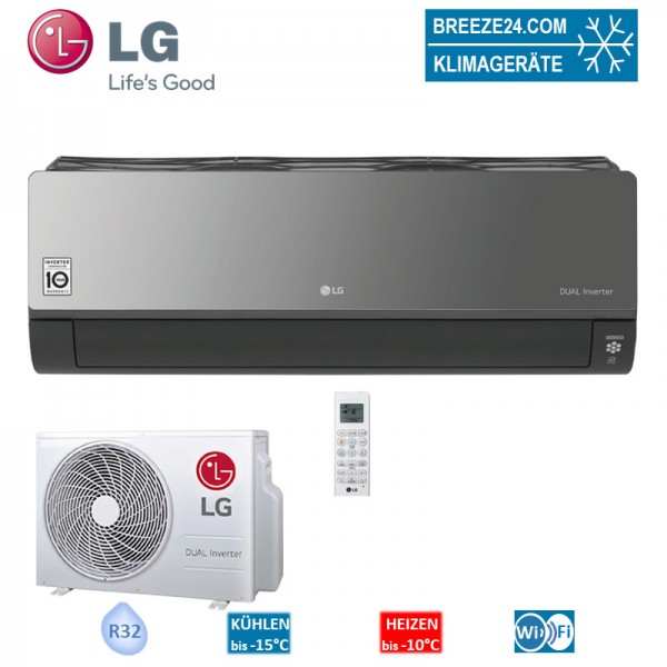 LG Set Wandgerät Artcool Energy 6,6 kW - AC24BH.NSK + AC24BH.U24 R32 Klimaanlage