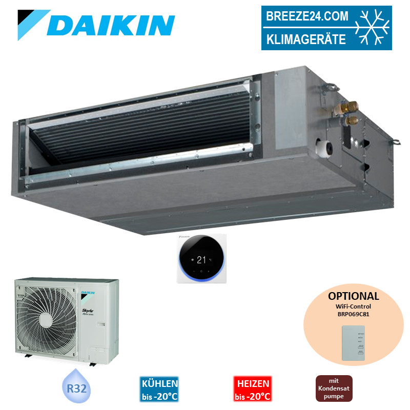 Daikin Set Kanalgerät 6,8 kW - FBA71A9 + RZAG71NV1 (Fernbedienung wählbar) R32 Klimaanlage