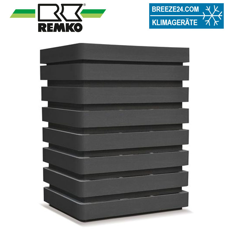 Remko Schallschutzhaube SWK 7.1 WKF 170 (schwarz) für Wärmepumpen und Klimageräte
