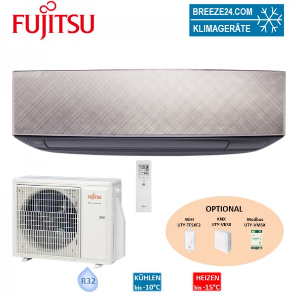Fujitsu Set Wandgerät Design eco 2,0 kW - ASYG 07KETAB + AOYG 07KETA R32 Klimaanlage