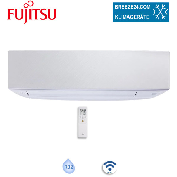 Fujitsu ASYG12KETE Wandgerät WiFi Design eco 3,4 kW | Raumgröße 35 - 40 m² | R32