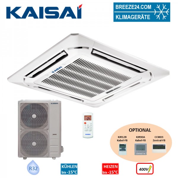 Kaisai Set Deckenkassette 15,8 kW - KCD-55HRG32X + KOE30U-55HFN32X R32 Klimaanlage 400V