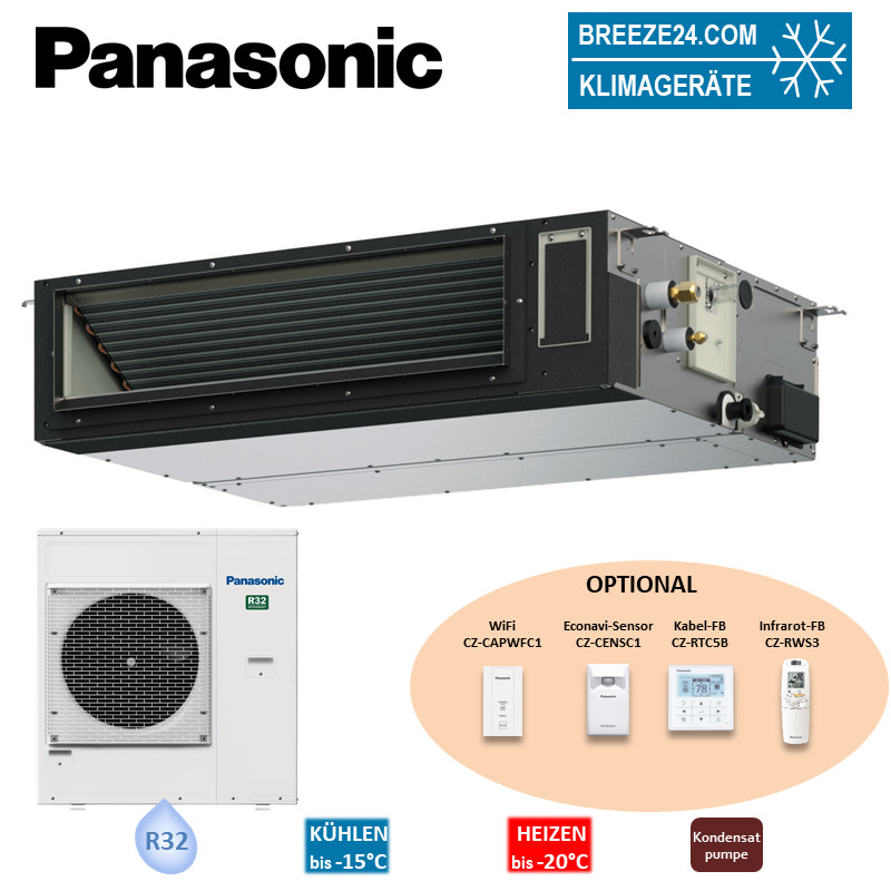 Panasonic Set Kanalgerät 6,8 kW S-6071PF3E + U-71PZH4E5 R32 Klimaanlage