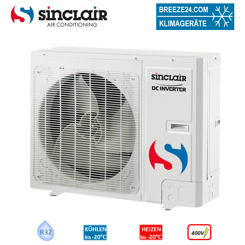Sinclair ASGE-48BI-3 Außengerät 13,4 kW für 1 Innengerät | 135 - 140 m² - R32 400V