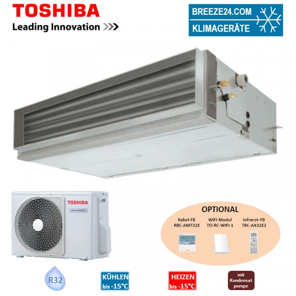 Toshiba Set Kanalgerät 5,0 kW - RAV-RM561BTP-E + RAV-GM561ATP-E R32 Klimaanlage