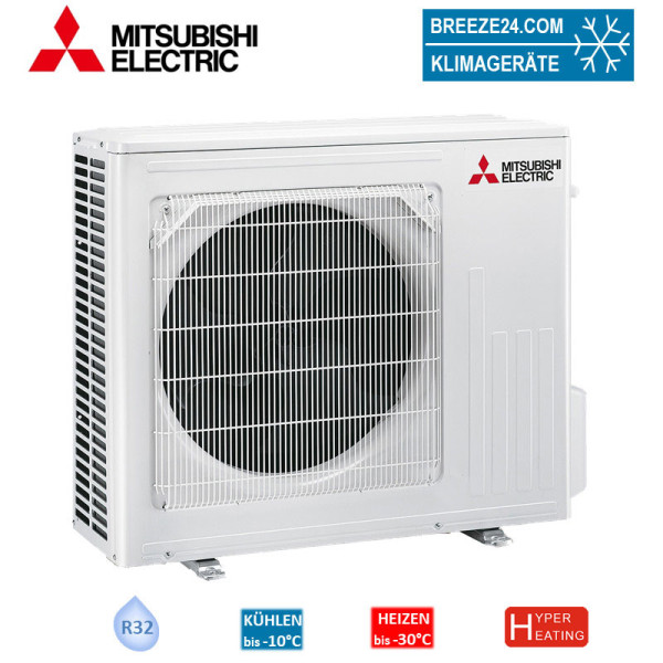 Mitsubishi Electric MUZ-RW25VGHZ Außengerät Hyper Heating 2,5 kW für 1 Raum mit 25 - 30 m" R32