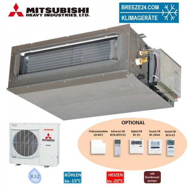 Mitsubishi Heavy Set Kanalgerät 12,5 kW - FDUM125VH + FDC125VNA-W R32 Klimaanlage