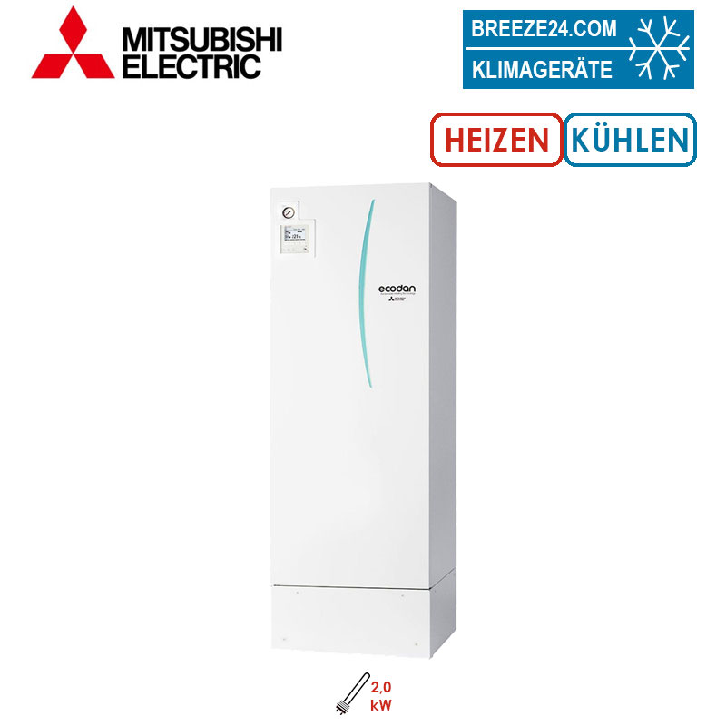 Mitsubishi Electric ERPT20X-VM2D Speichermodul Kühlen/Heizen 200 Liter Heizstab 2,0 kW