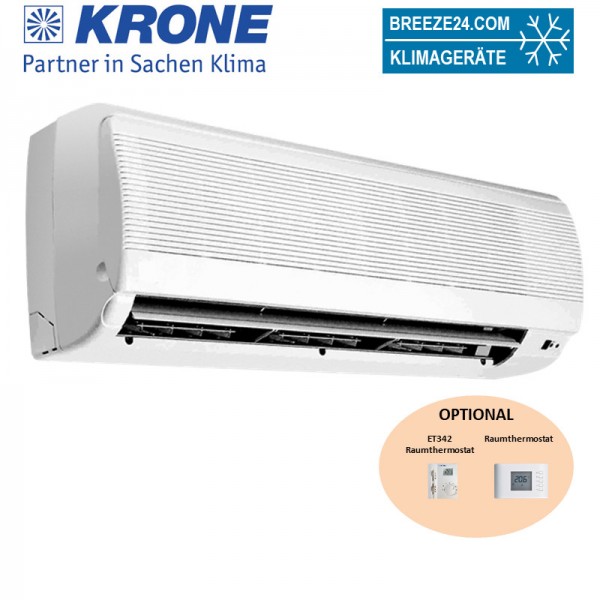 Krone Kaltwasser-Wandgerät 8,5 kW - WLT 81 - mechanisch mit 3-Wege-Ventil für externe Regelung