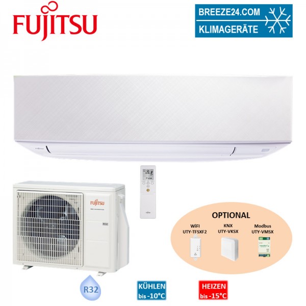 Fujitsu Set Wandgerät Design eco 2,0 kW - ASYG 07KETA + AOYG 07KETA R32 Klimaanlage