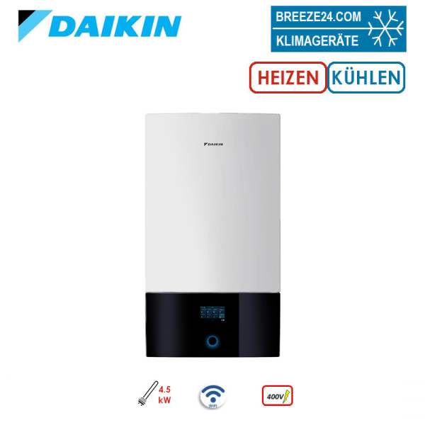 Daikin Altherma 4 EPBX10A4V Hydromodul mit Heizstab 4.5 kW | Heizen | Kühlen | WiFi | 400 Volt