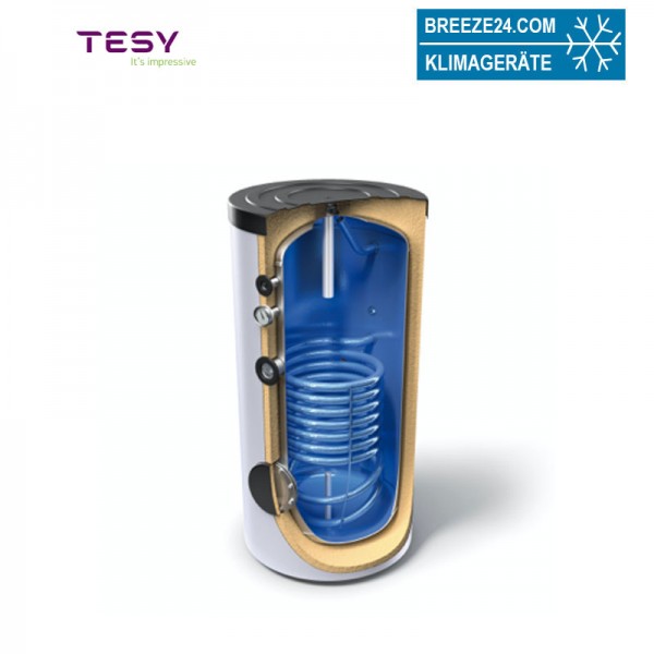 TESY EV 12S 300 65 Pufferspeicher emailliert für Solar-/Boileranlagen 300 L mit 1 Wärmetauscher