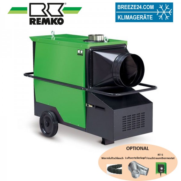 Remko CLK 170-RV Öl/Gas-Heizautomat Gebläse-Ölbrenner Ölvorwärmung und Fassarmatur