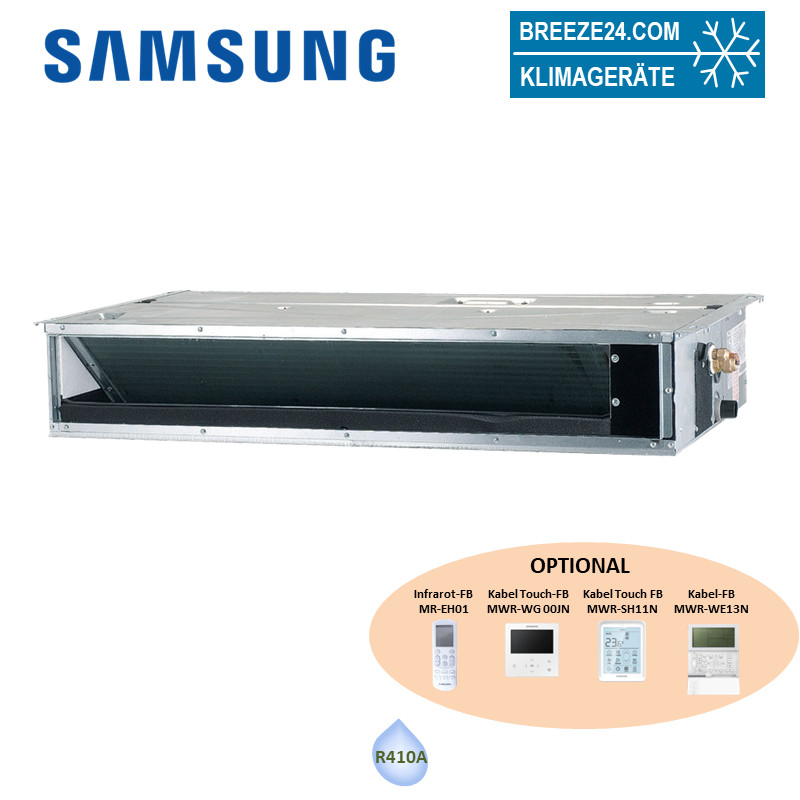 Samsung Kanaleinbaugerät 2,2 kW - AM 022 FNMDEH superflach-hohe Pressung (nur DVM S) R410A