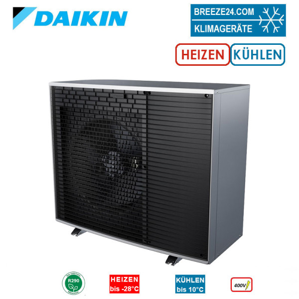 Daikin Altherma 4 HS-S+ EPSK12AW1 Luft/Wasser Wärmepumpe | 12 kW | R290 | Heizen | Kühlen | 400 Volt