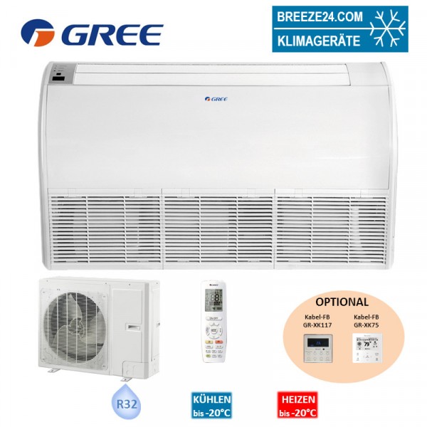 GREE Set Truhengerät 8,5 kW - GUD-085-ZD + GUD-085-WAT R32 Klimaanlage