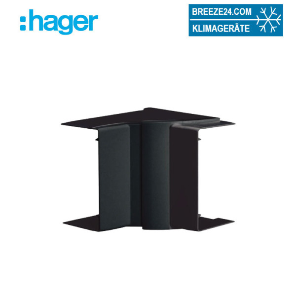 Hager LFF6011049011 Inneneck einstellbar halogenfrei zu LF 60 x 110 mm | graphitschwarz
