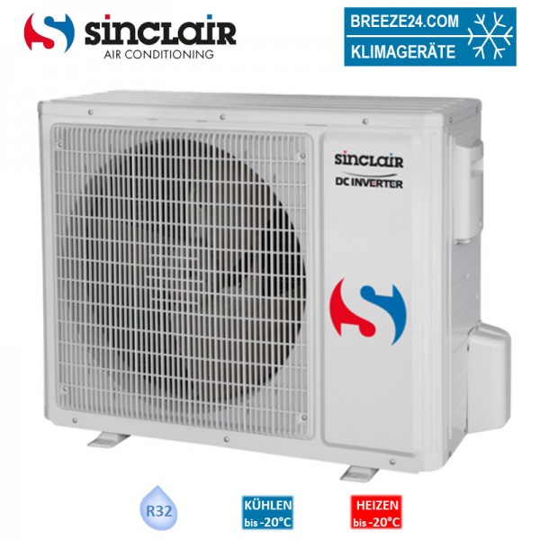 Sinclair ASGE-12BI Außengerät 3,5 kW für 1 Innengerät | 35 - 40 m² - R32