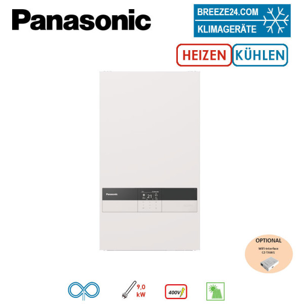 Panasonic Aquarea T-CAP Generation K WH-SXC09K9E8 Hydromodul | 9 kW Heizstab | Heizen | Kühlen 400V