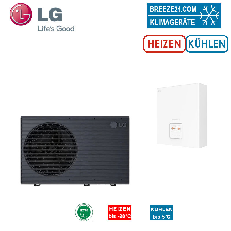 LG THERMA V Set Monobloc HM091HF.UB40 + PHCS0 Kontrolleinheit | 9 kW | 230 V | R290