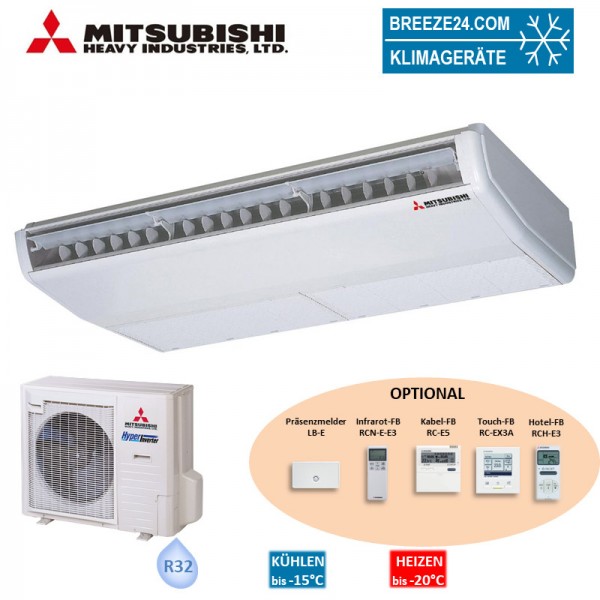 Mitsubishi Heavy Set Deckenunterbaugerät 7,1 kW - FDE71VH + FDC71VNX-W R32 Klimaanlage