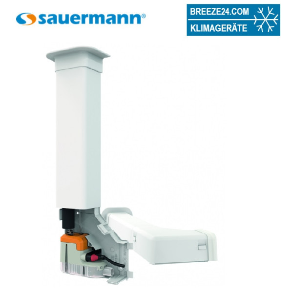 Sauermann Delta Pack - Kondensatpumpe mit Kabelkanal (L750 x B80 x H60mm) RAL9003 - signalweiß