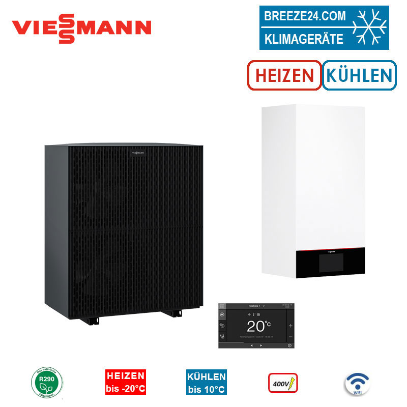 Viessmann Vitocal 250-A AWO-E-AC 251.A13 Luft/Wasser-Wärmepumpe Monoblock mit Hydromodul | R290