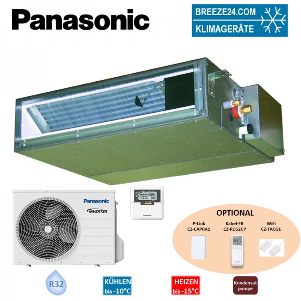 Panasonic Set Kanalgerät 3,5 kW - CS-Z35UD3EAW + CU-Z35UBEA R32 Klimaanlage