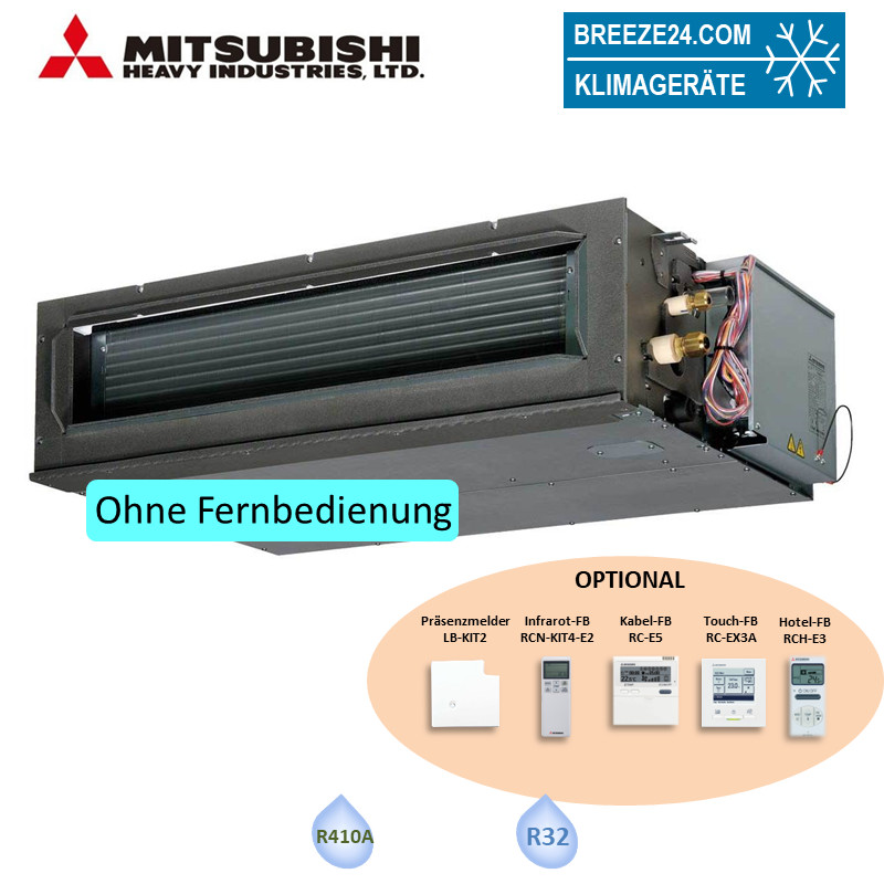 Mitsubishi Heavy Kanalgerät 27,0 kW - FDU280VH - R32 oder R410A