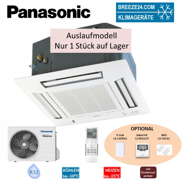 Panasonic Set Deckenkassette 3,5 kW - CS-Z35UB4EAW mit Blende CZ-BT20EW + CU-Z35UBEA R32 Klimaanlage